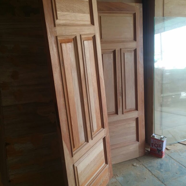 JUAL MENERIMA PEMESANAN KUSEN PINTU KAYU  TERMURAH 