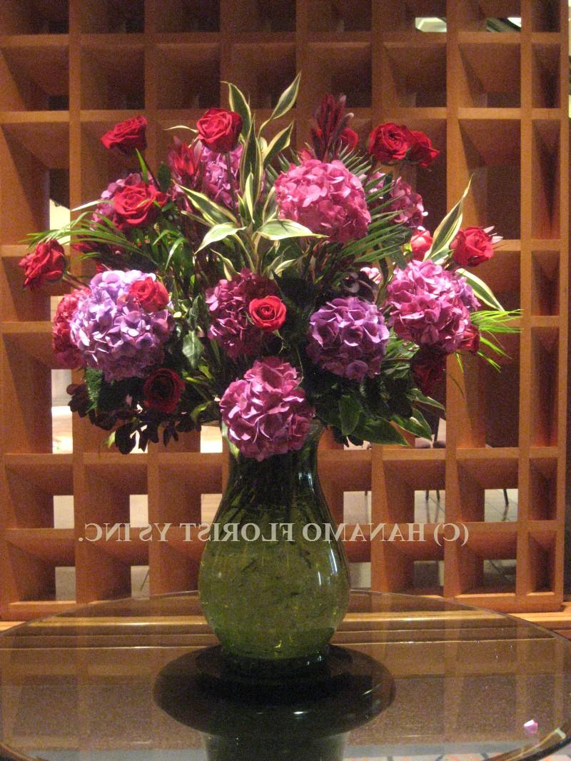 LOBB006 Hydrangea & Roses in