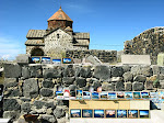 Outside Sevanavank Monastery, Lake Sevan, Armenia.