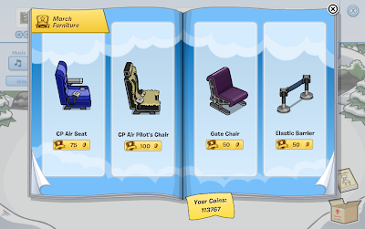 Club Penguin - Furniture and Igloo Catalog March 2014 Cheats