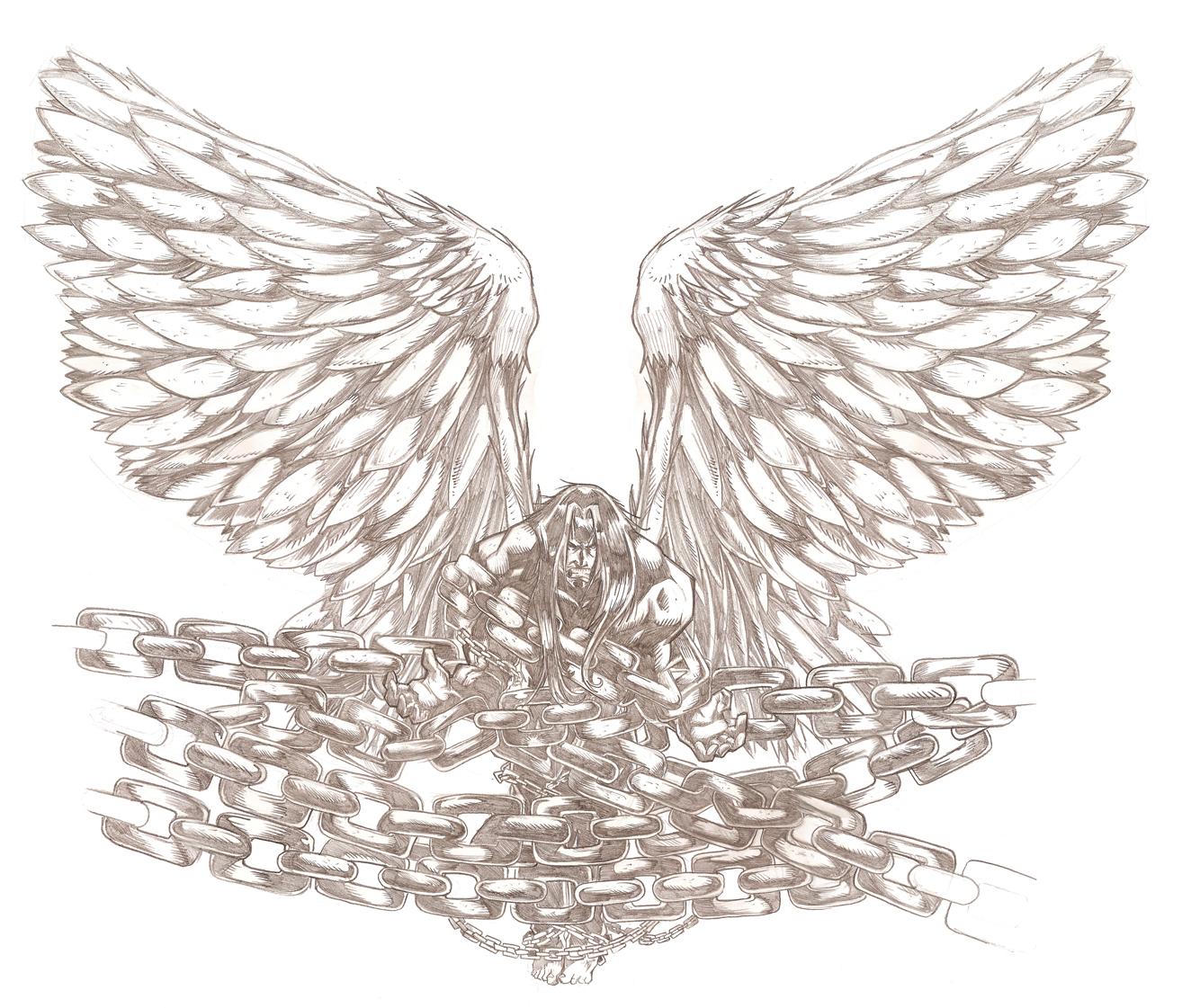 Angel Tattoo Design By