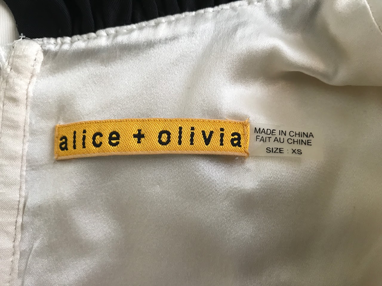 Alice + Olivia Tow-Tone Dress