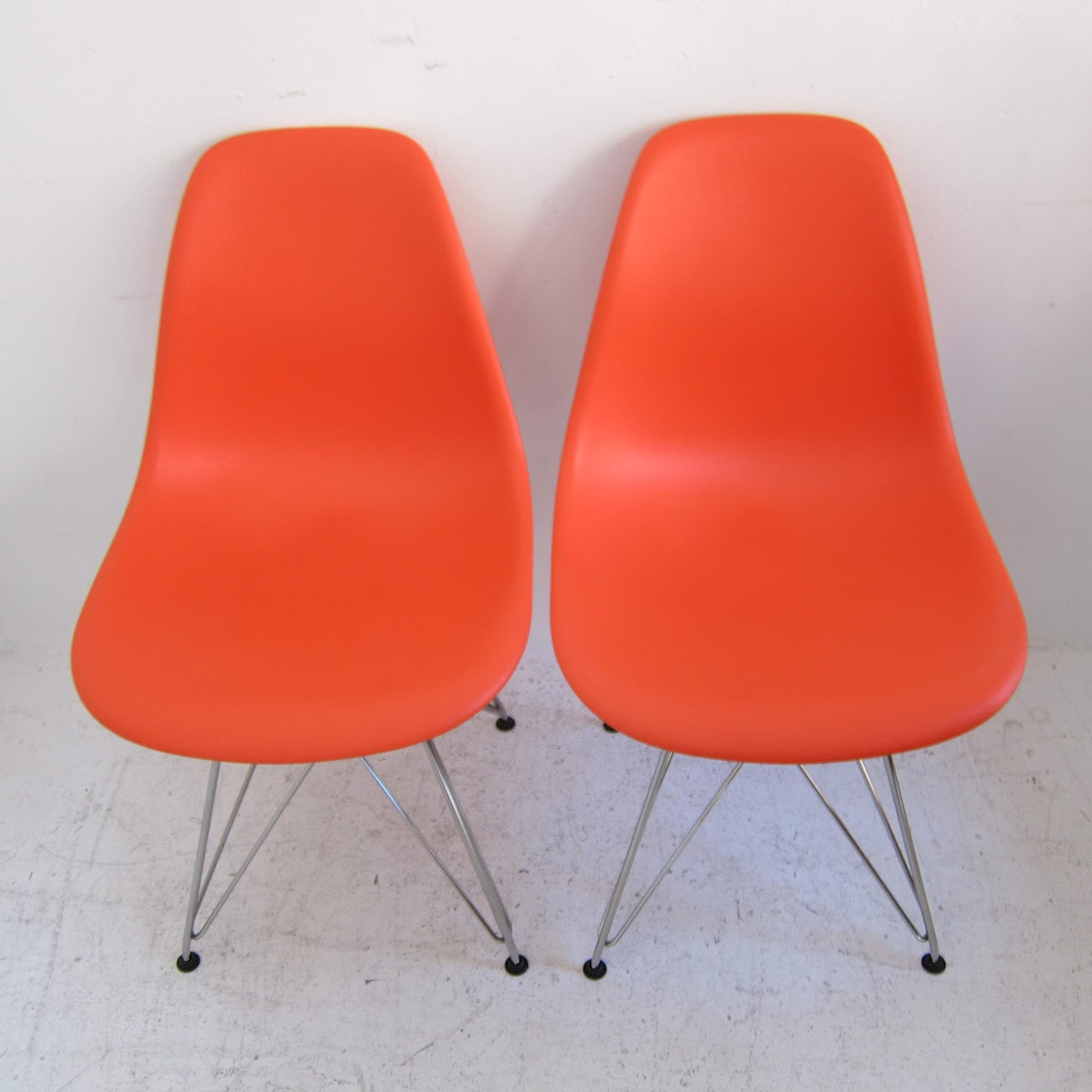 Eames Plastic Side Chair Pair #3