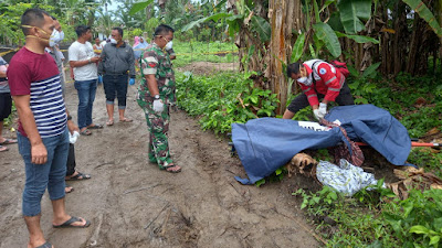 Diduga Korban Pembunuhan, Sosok Mayat Tergeletak di Kebun Warga