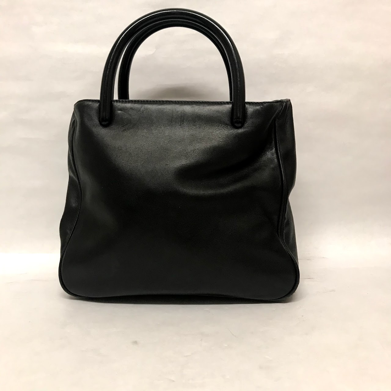 Prada Black Leather Handbag