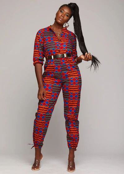 Ankara/African Print Jumpsuits For Gorgeous Ladies, Check Them Out.