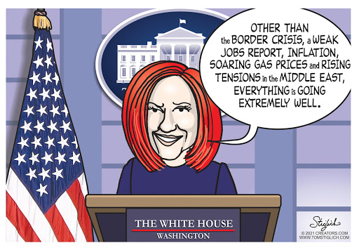 Jen Psaki spin room