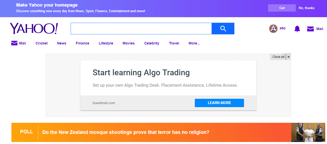 Yahooアカウントが作成され、使用できるようになります