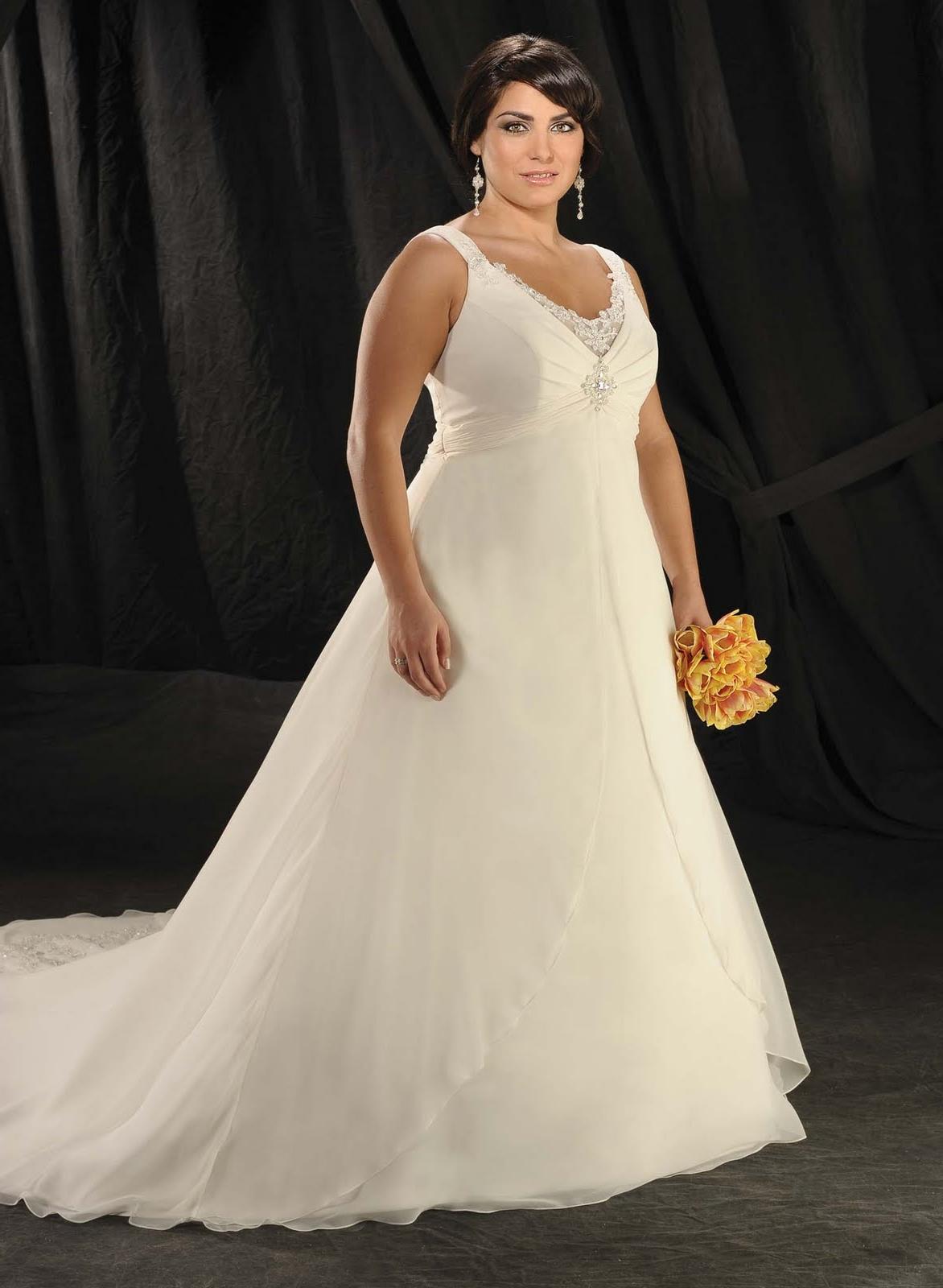 chiffon wedding dresses for