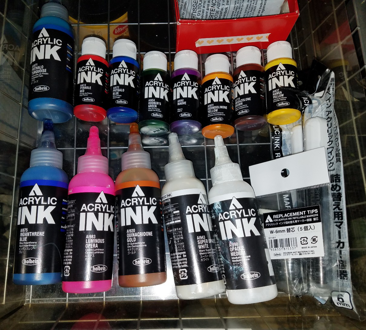 Holbein Acrylic Ink- 30ml Bottles- Series A