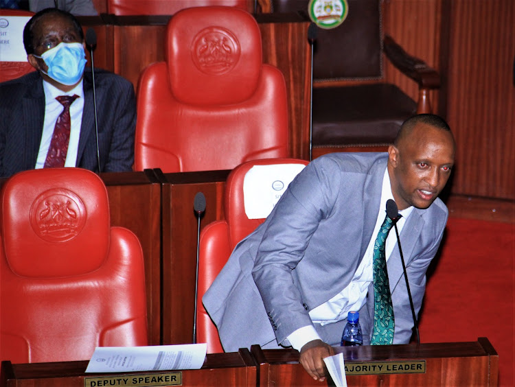 Nairobi Assembly Majority leader Abdi Ibrahim Hassan at the chambers on May 20.