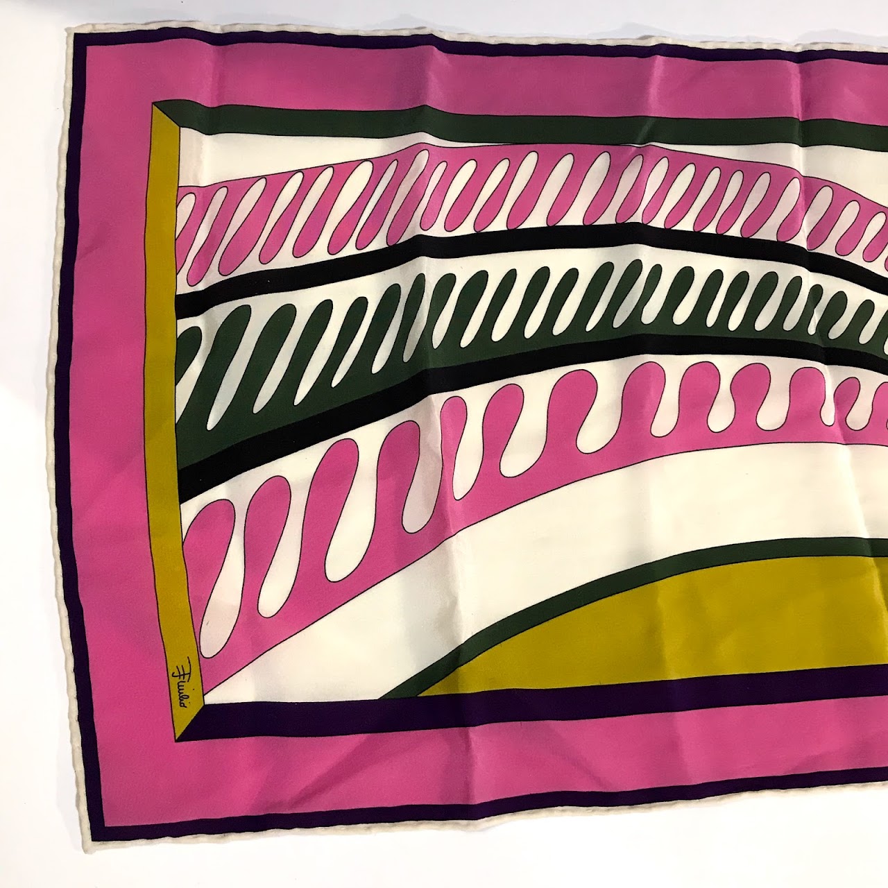 Emilio Pucci Long Silk Scarf