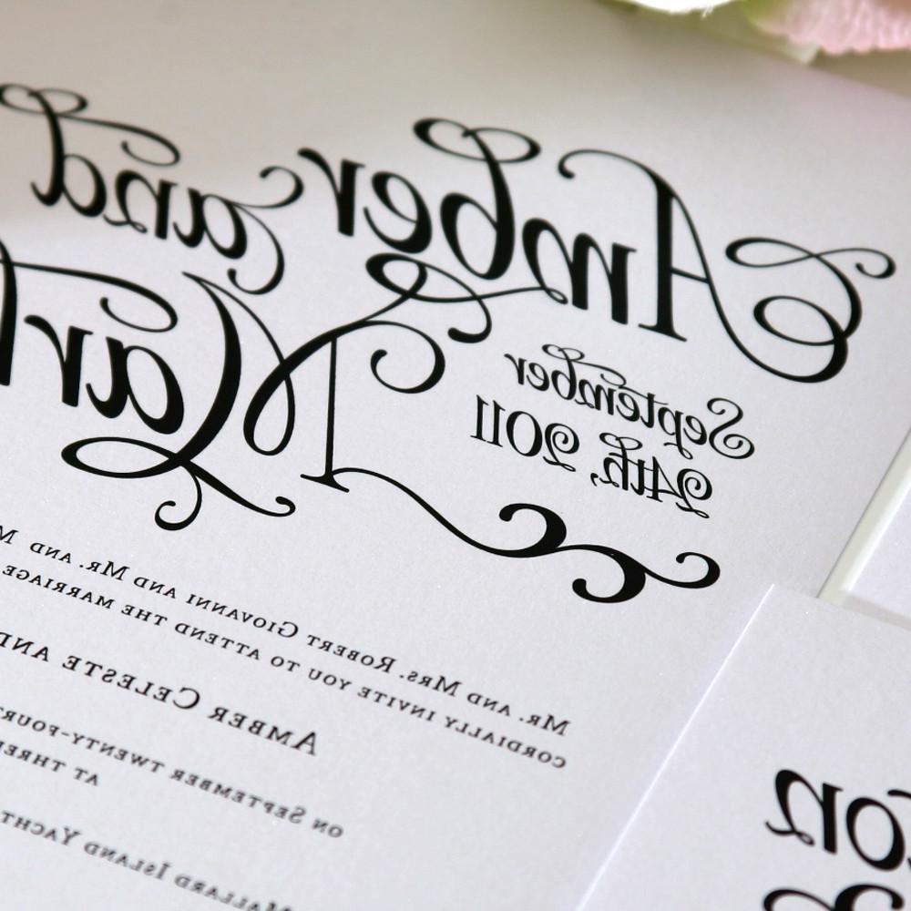 Shabby Chic Script Wedding