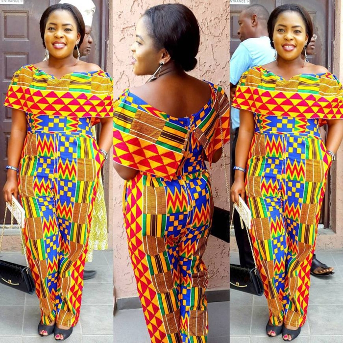 Latest African kente Dress Styles 2016  Fashionte