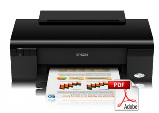 Reset Epson C120 printer with Resetter program