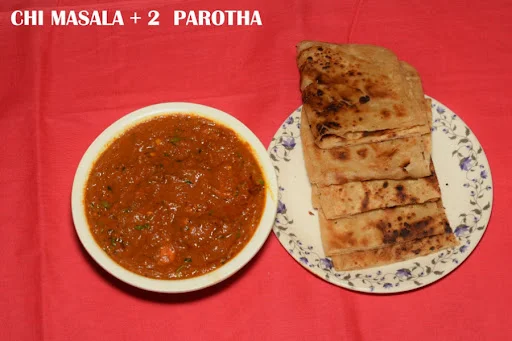 Chicken Masala +2 Plain Paratha