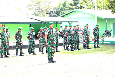 Dandim 1702/JWY Lepas 10 Prajurit Papua Pegunungan Berdinas Di Satuan Baru