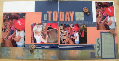 Live Today Scrapbook Layout