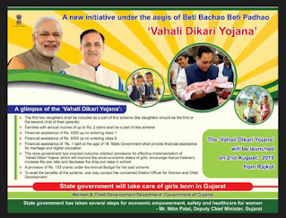 Gujarat vahali dikri yojana