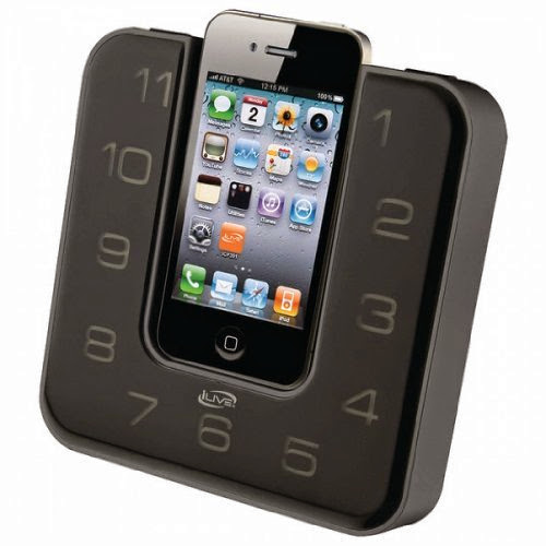  ILIVE iCP391B iPhone(R)/iPod(R) Clock Radio