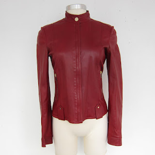 Gucci Red Leather Jacket