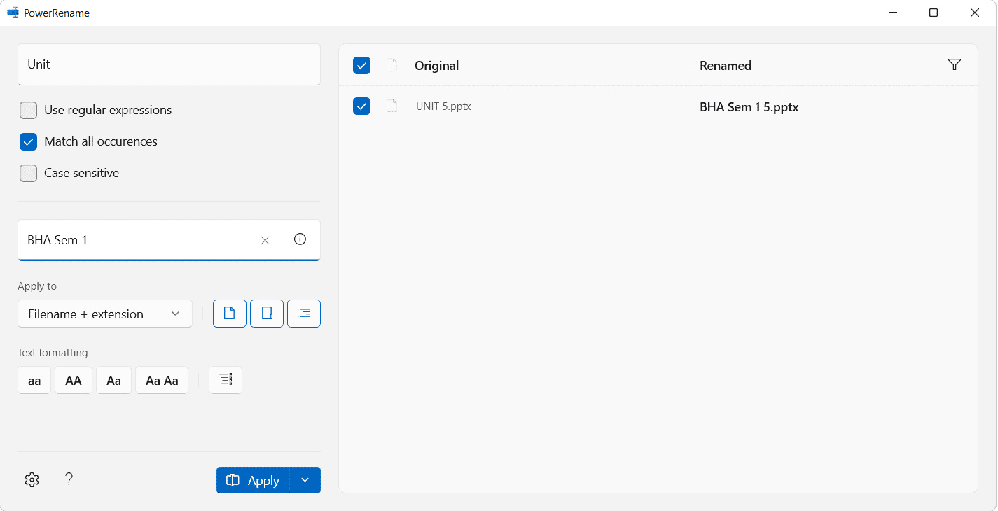 PowerToysRename。 Windows11でPowerToysを使用する方法