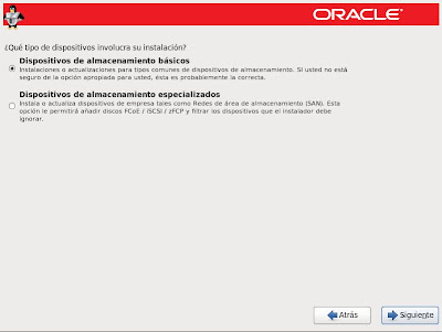 Instalar Oracle Linux 6.4 en modo Database Server