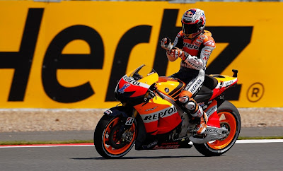 Casey Stoner Silverstone 2012