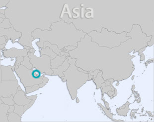 Bahrain location Bahrain location map
