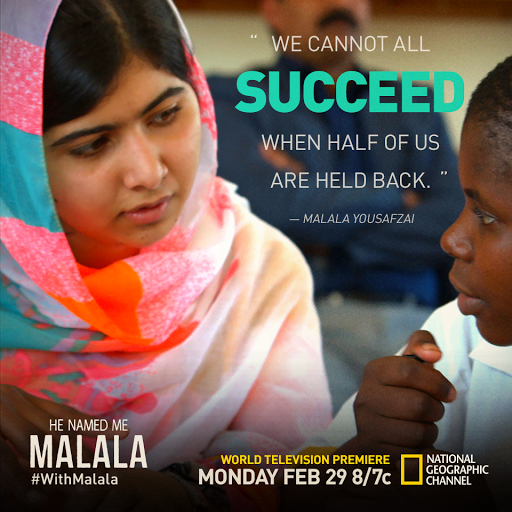 Stand #withMalala to improve education for girls