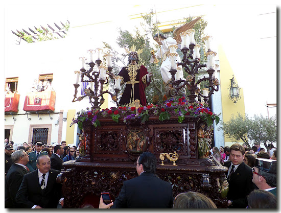 Nuestro Señor Jesucristo en el Huerto y Nuestra Madre y Señora de los Dolores.