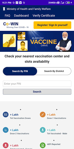 Vaccination Registration