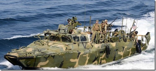 U.S. Navy riverine patrol boat