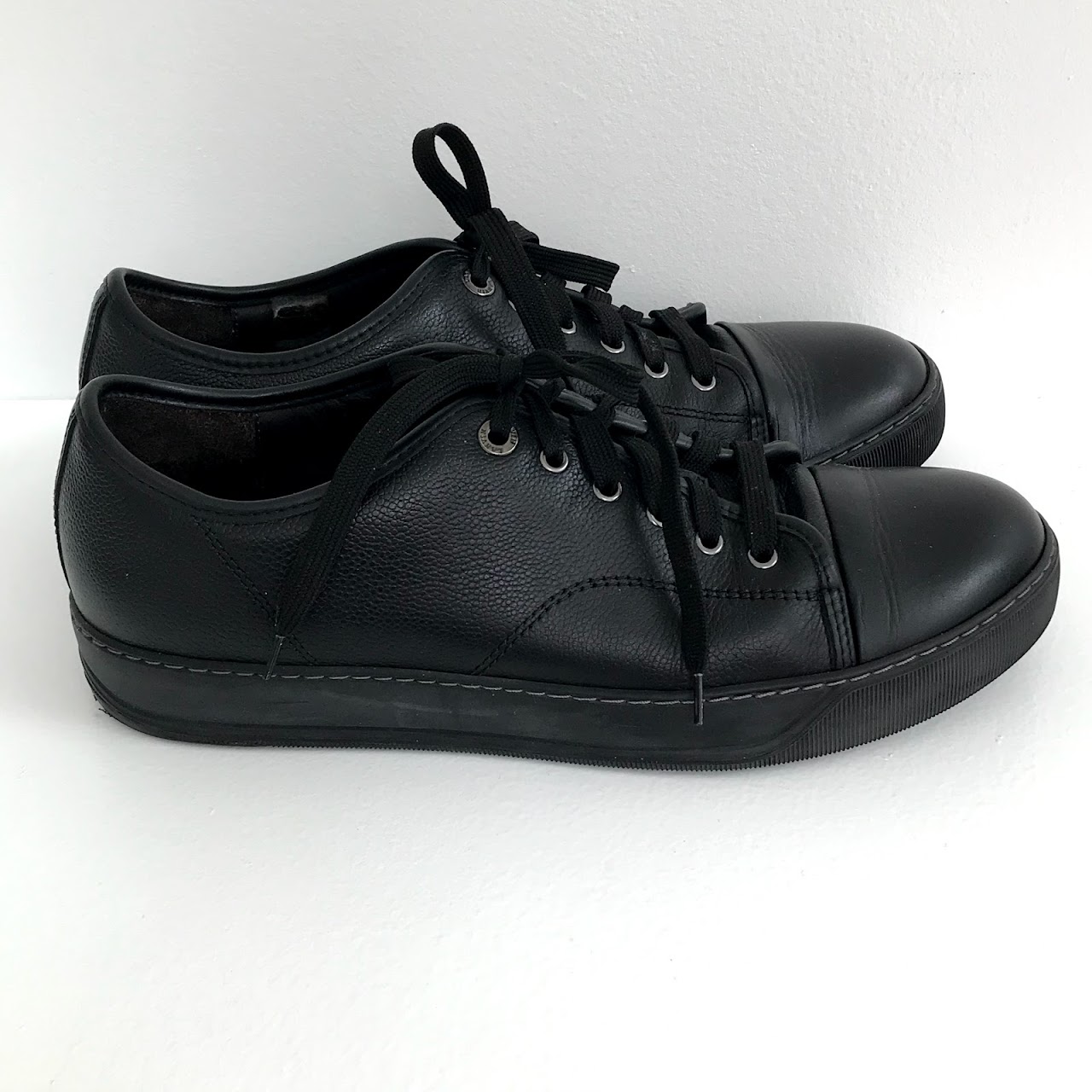 Lanvin DBB1 Black Leather Sneakers