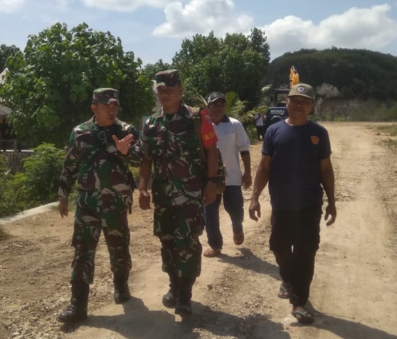 Usai TMMD Dibuka, Forkopimda Lotim Tinjau Lokasi di Ekas Buana