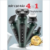 Máy Cạo Râu 9D Shaver 4In1 Kanabis Ặng Kèm 6 Phụ Kiện Cao Cấp - Máy Cạo Râu Cực Sát, Êm Chính Hãng Bảo Hành Lỗi 1 Đổi 1