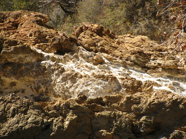 more red rock with salt