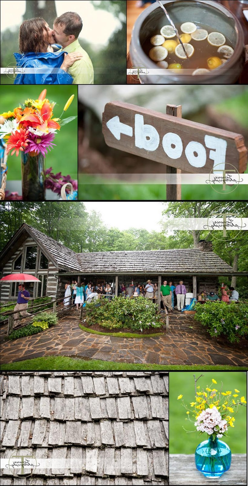 mountain wedding decorations