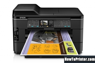 Reset Epson WorkForce WF-7521 printer by Resetter program