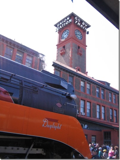 IMG_6075 Southern Pacific Daylight GS-4 4-8-4 #4449 at Union Station in Portland, Oregon on May 9, 2009