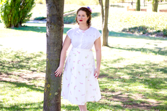A 1940s spring look | Lavender & Twill