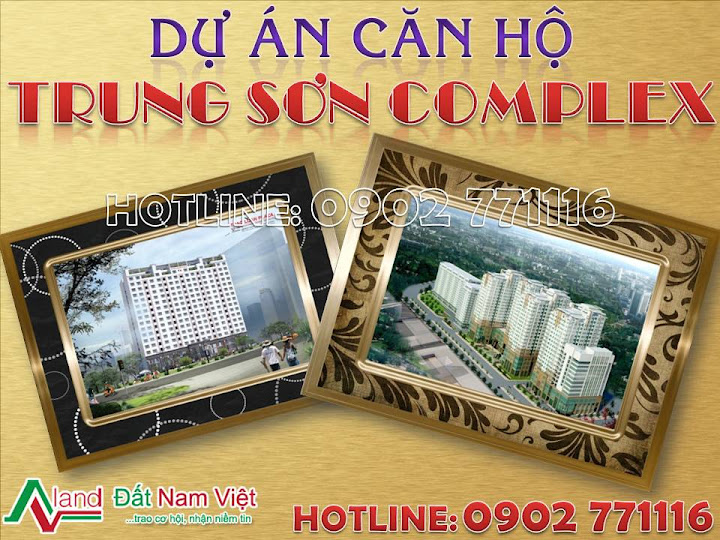 Bán Căn Hộ Trung Sơn dưới giá gốc, t.toán theo tiến độ, Quý II/2012 giao nhà! 0902 77
