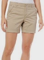 <br />Gloria Vanderbilt Womens Cate Twill Shorts