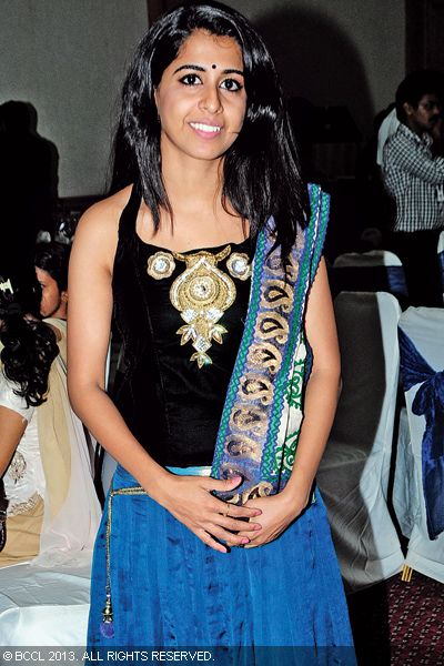 Liji during an audio launch event held in Kochi.