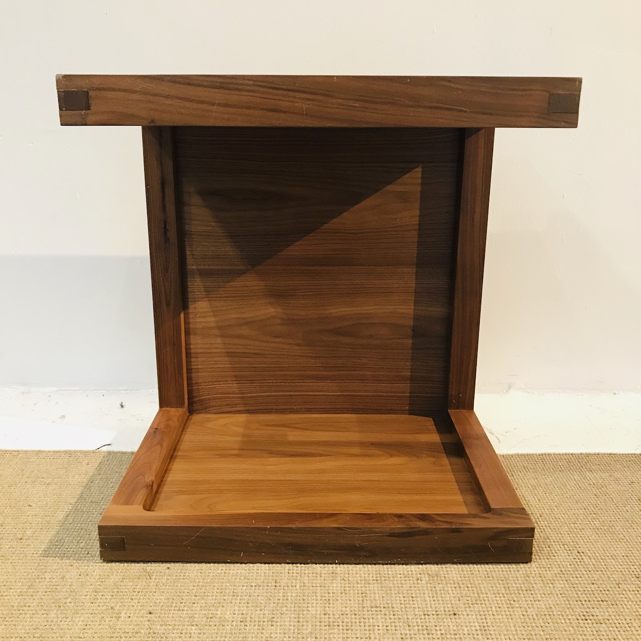 Contemporary Teak End Table