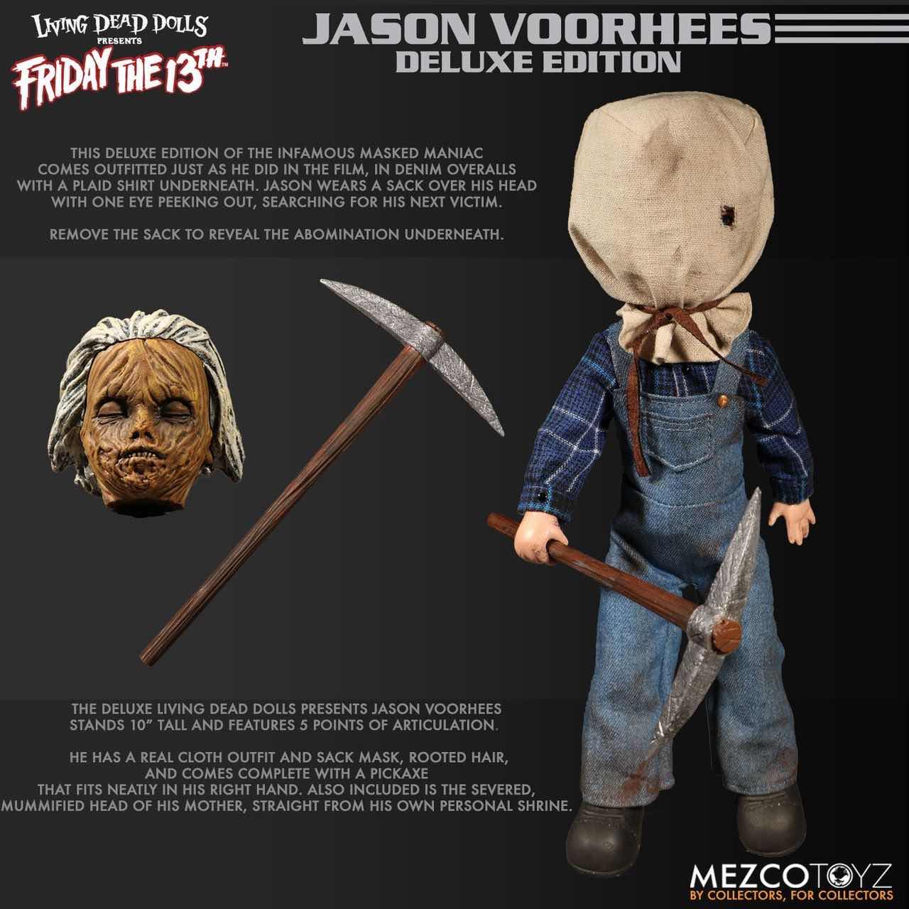  Mezco Announces Friday The 13th Part 2 Living Dead Doll Jason