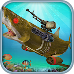 Cover Image of Download Underwater Robot Shark Hunting 2.0 APK