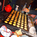 poffertje during the carnivale in The Hague in Den Haag, Netherlands 