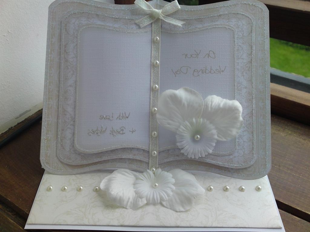 Wedding Book a Easel Card