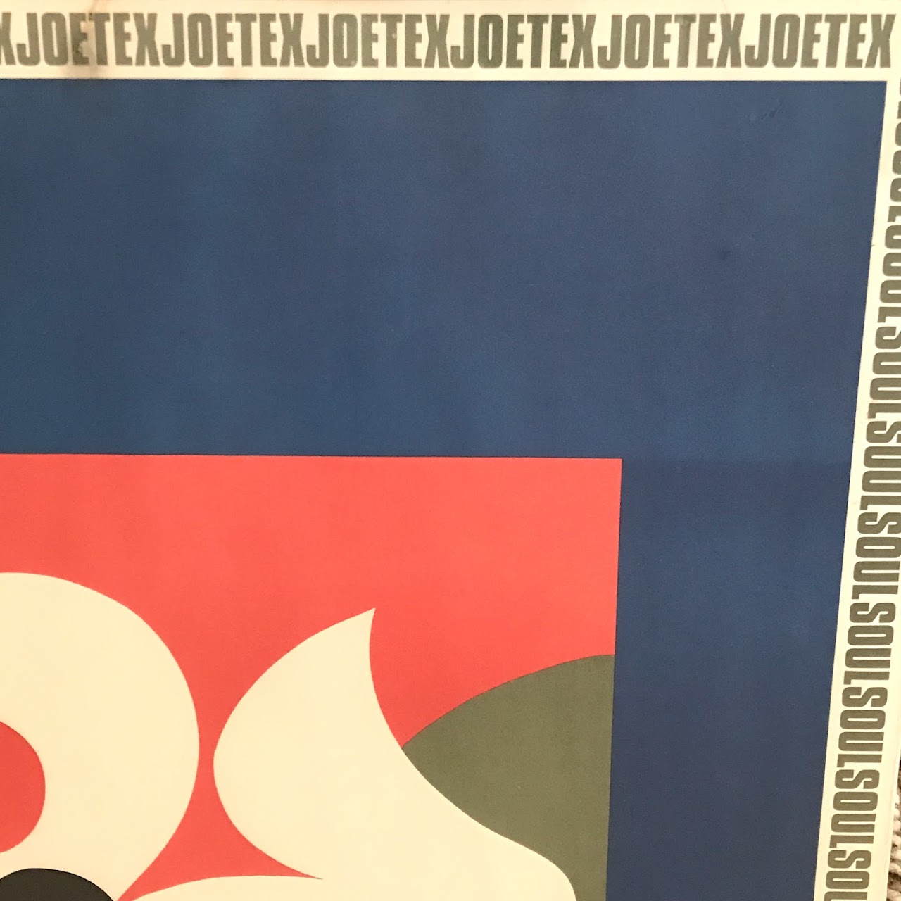 Joe Tex 'Soul' 1960 Graphic Lithograph Tour Poster